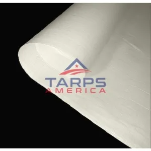 16 mil / 7.5 oz Extra Heavy Duty Cream Fire Retardant Woven Poly Roll