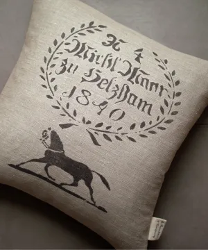 1840 Equestrian Pillow