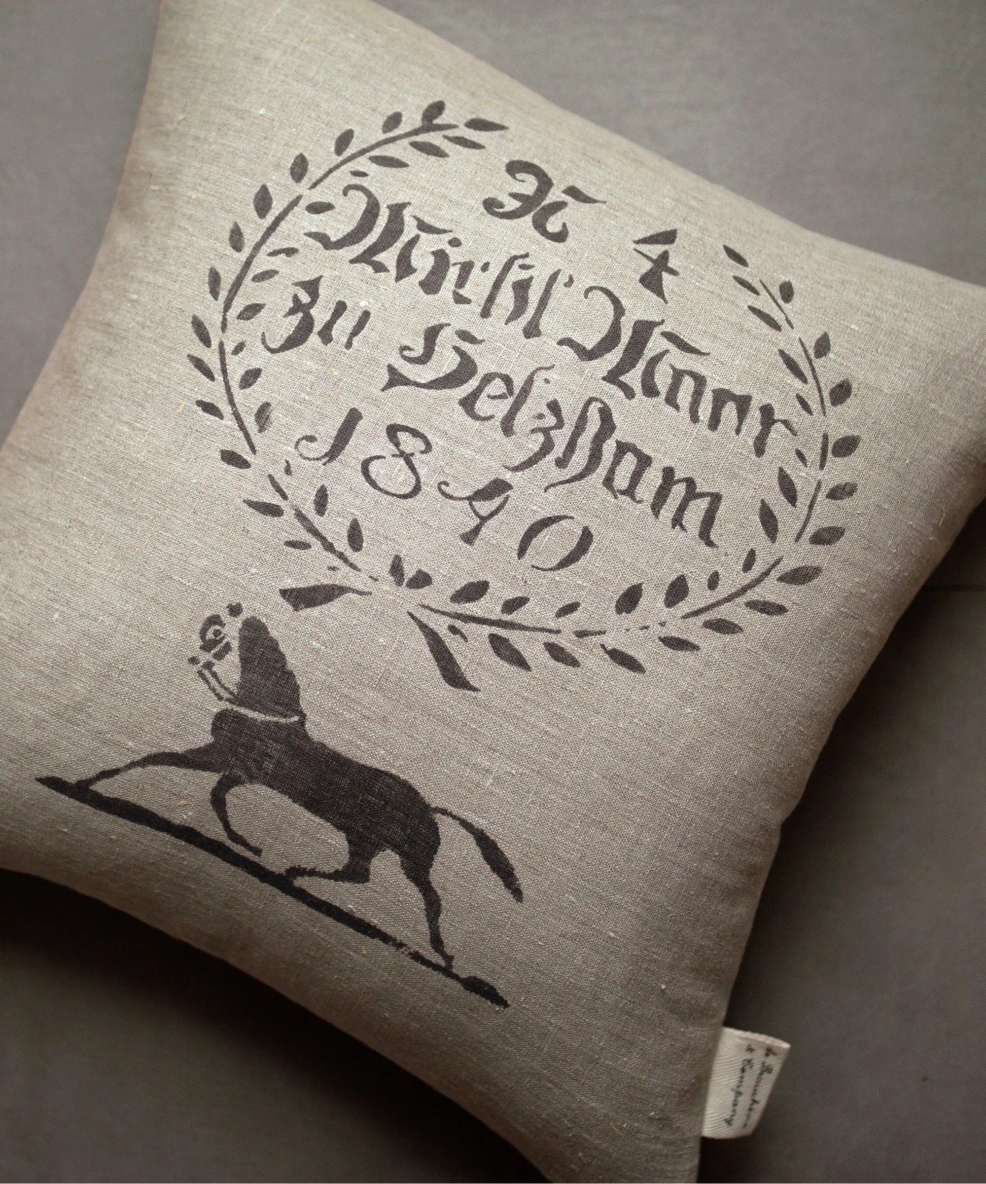 1840 Equestrian Pillow