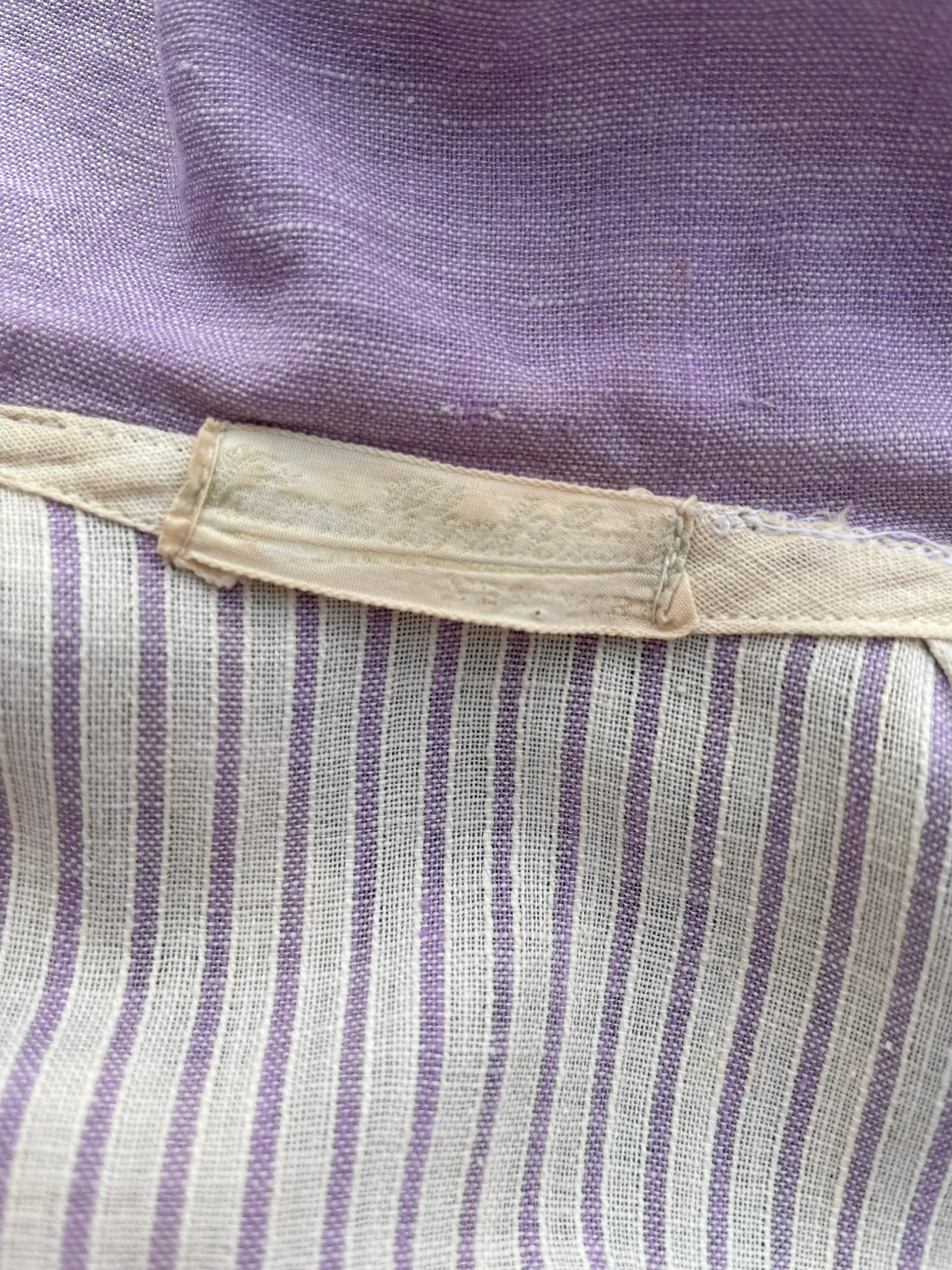 1910s Lavender Sailor Collar Day Dress
