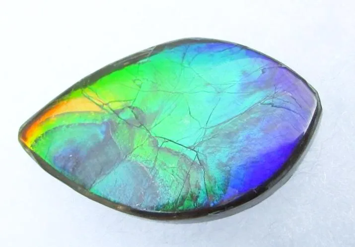 27  x 16 mm  Natural  Free Form . FFN 331 Ammolite  ナチュラル　ルース　アンモライト フリーフォーム