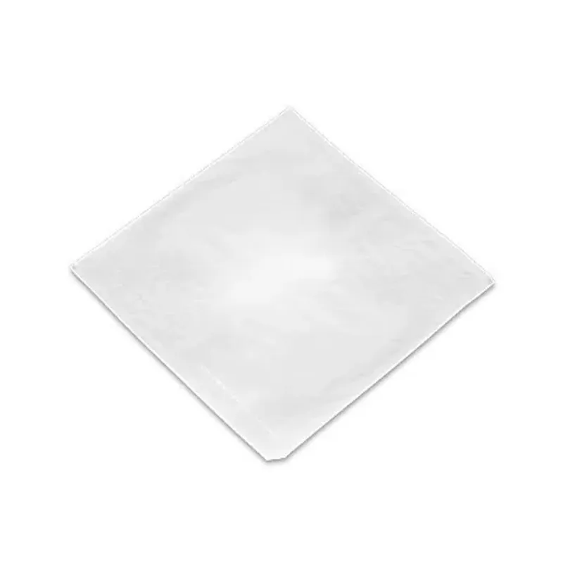 2W White Flat Paper Bags