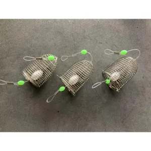 3 x Mini Weighted rigged Berley cages Fishing Tackle