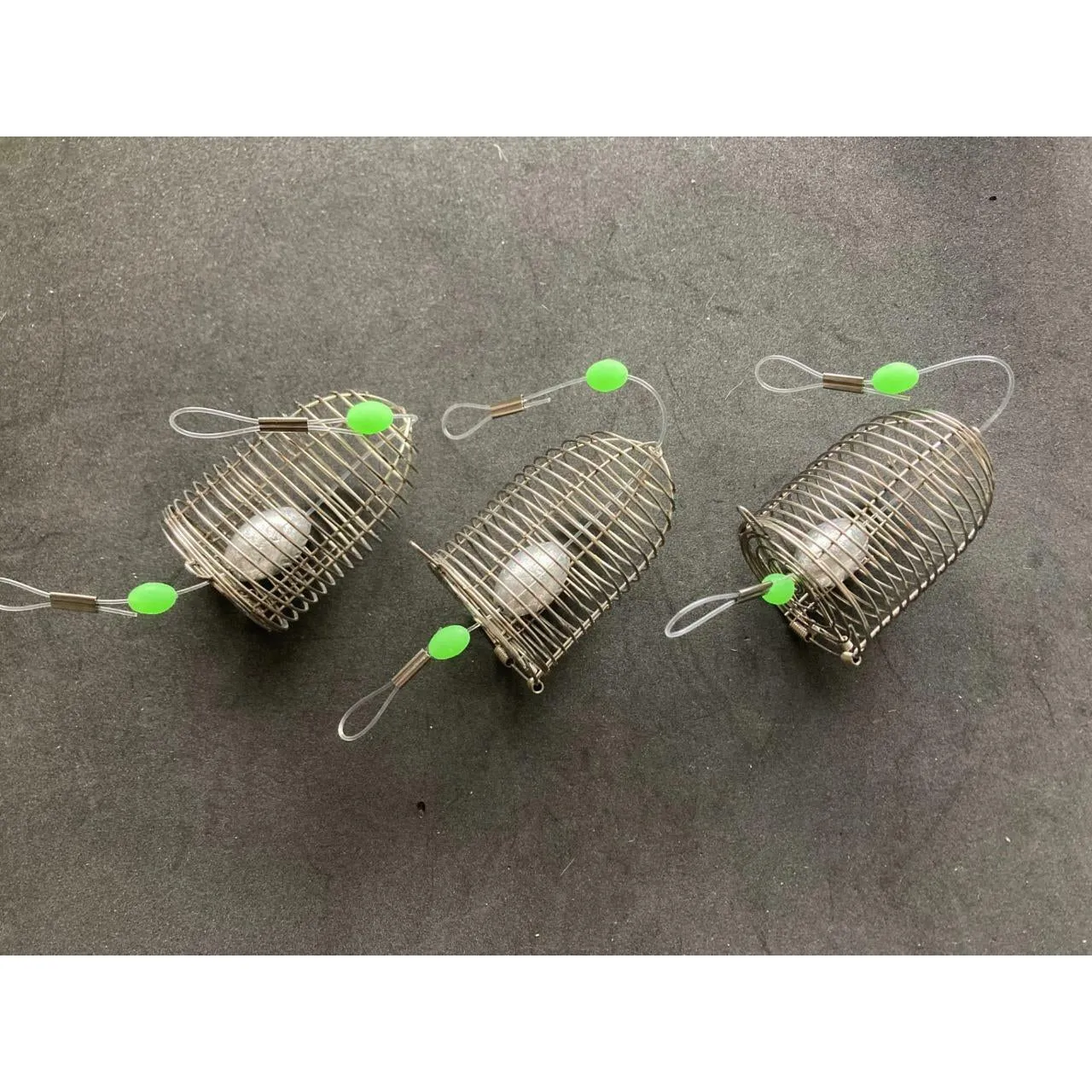 3 x Mini Weighted rigged Berley cages Fishing Tackle