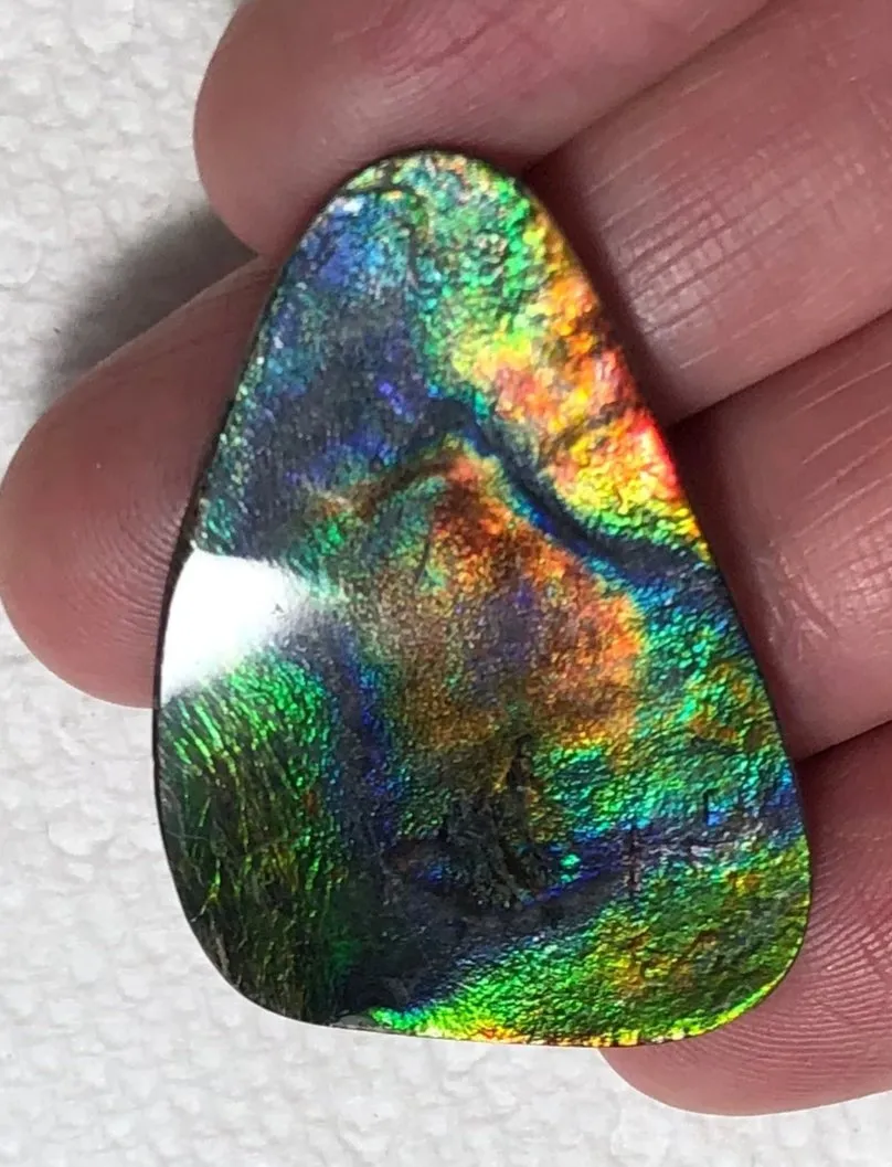 38 x 25mm  Nipplites Imperial -Rainbow Colours Collector Stone - IMP-77  Double-Sided ! 両面 コレクション