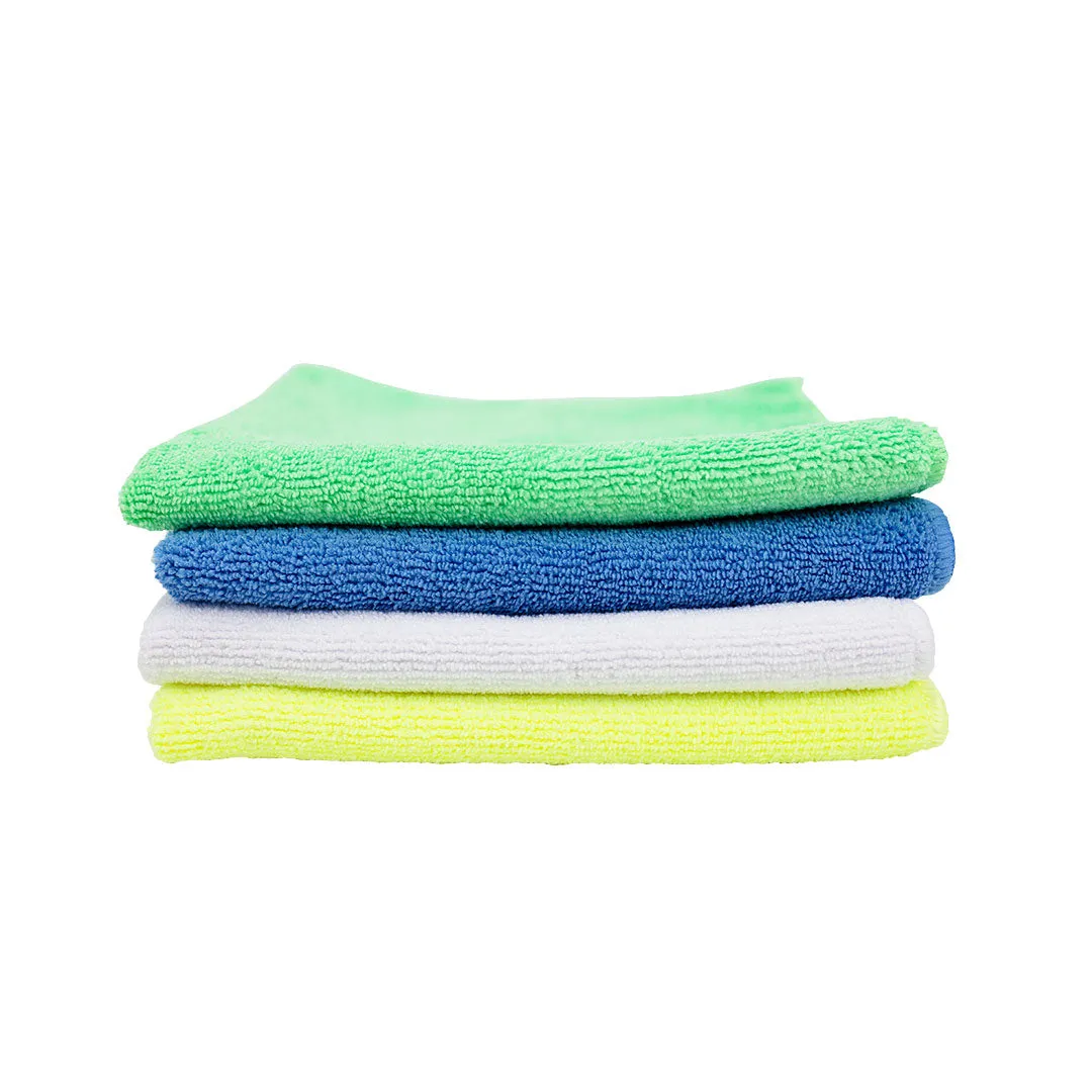 380GSM Premium Multipurpose Microfiber Cleaning Towel - 50 Pack