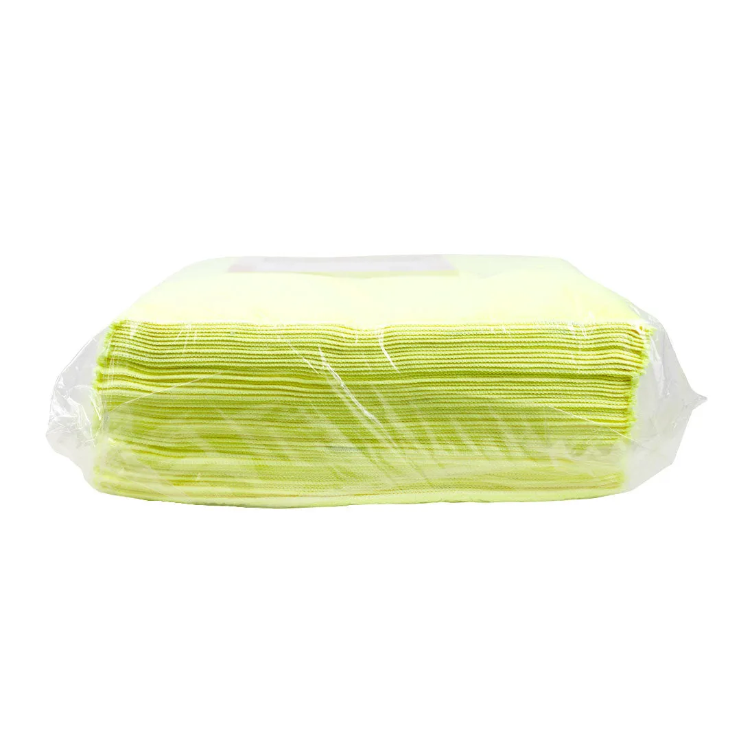 380GSM Premium Multipurpose Microfiber Cleaning Towel - 50 Pack