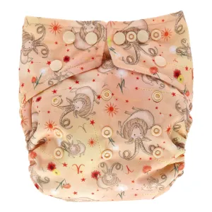 5 Pack Aries Onesize Pocket Nappy