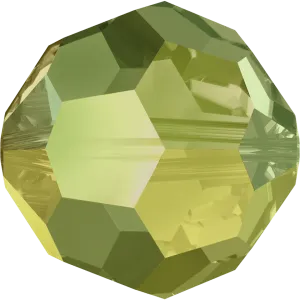 5000 Swarovski Round Beads, Crystal Iridescent Green FC (001 IGFC)