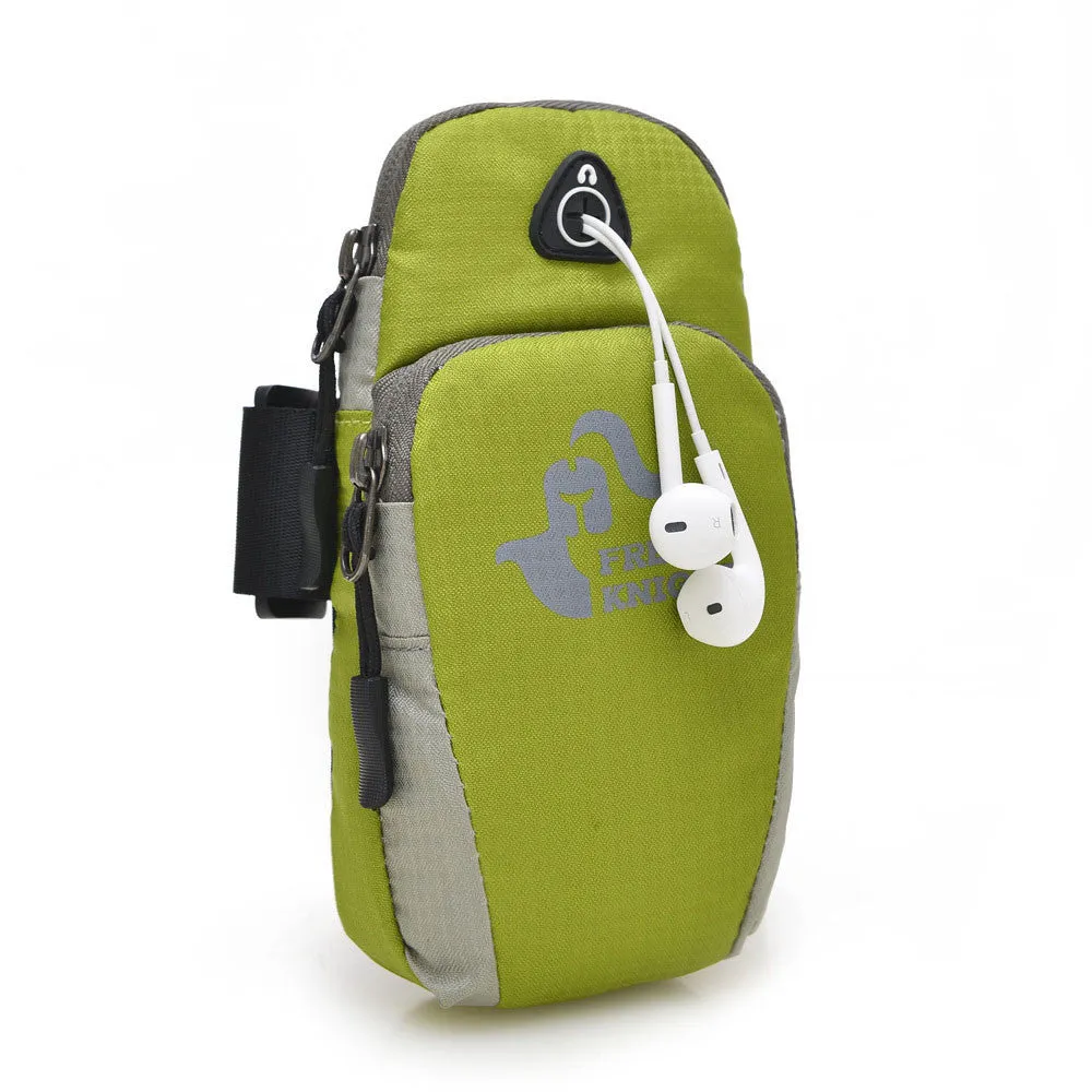5.5inch Running Jogging GYM Protective Phone Bag Sports Wrist Bag Arm Bag , Outdoor Waterproof Nylon Hand Bag For Camping Hiking