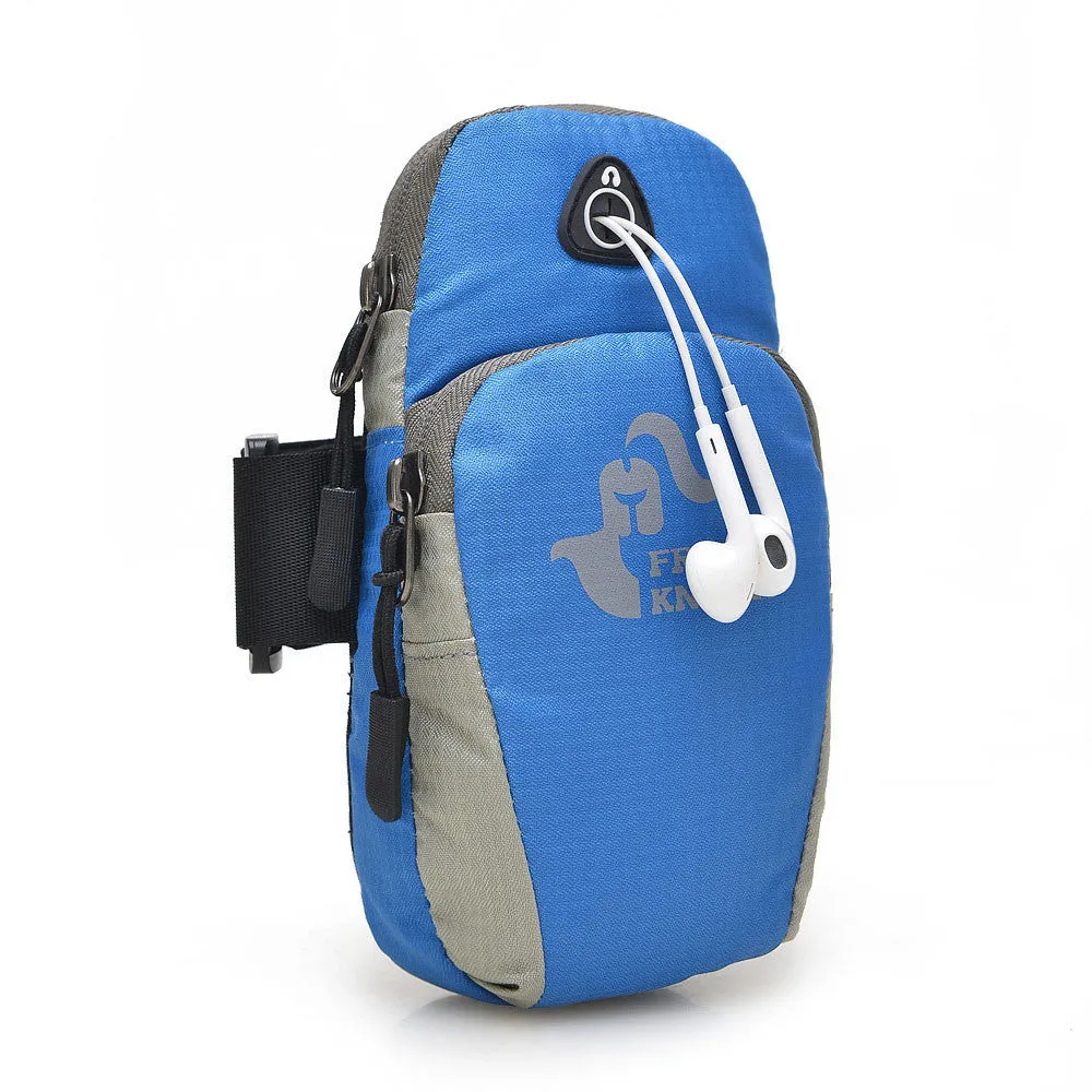 5.5inch Running Jogging GYM Protective Phone Bag Sports Wrist Bag Arm Bag , Outdoor Waterproof Nylon Hand Bag For Camping Hiking