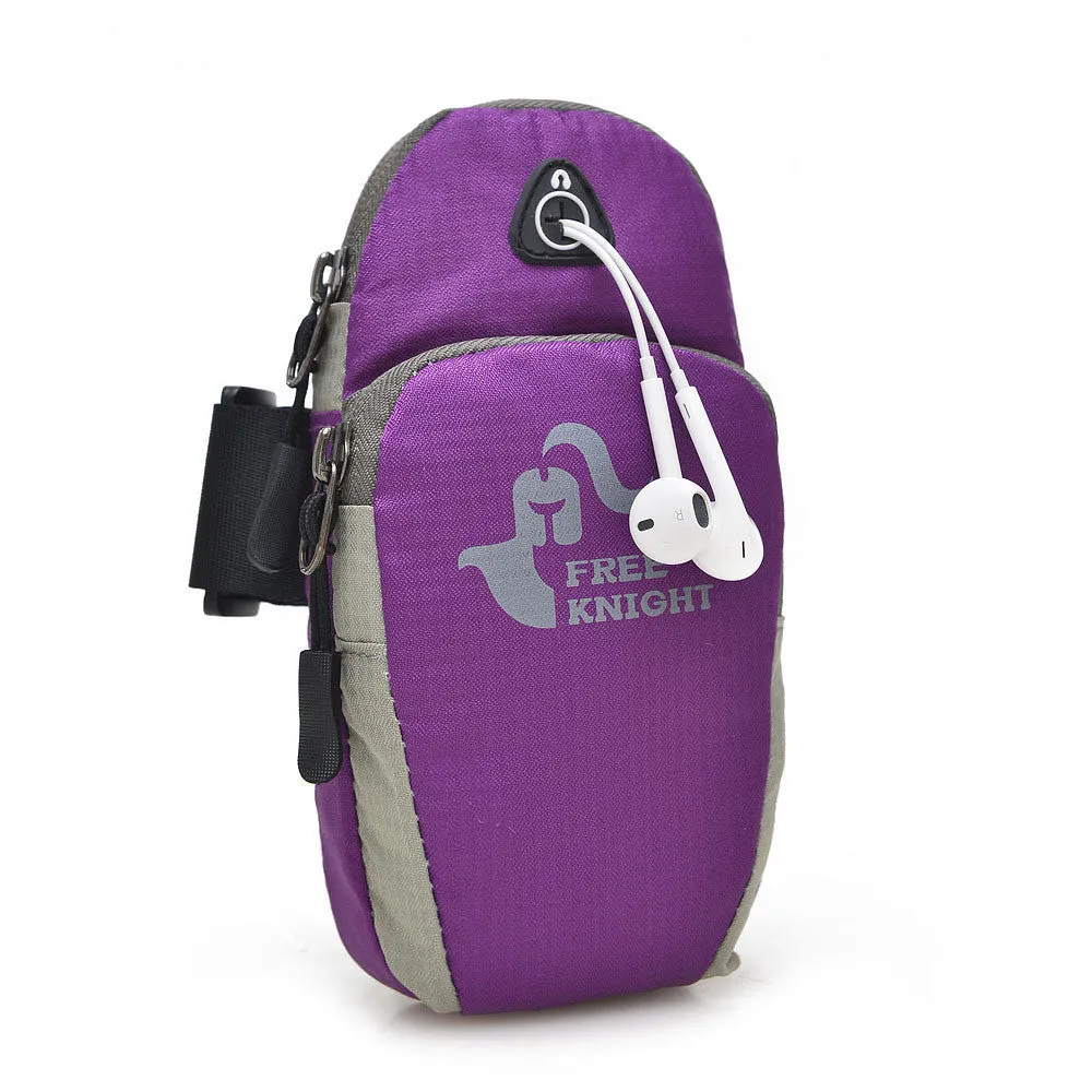 5.5inch Running Jogging GYM Protective Phone Bag Sports Wrist Bag Arm Bag , Outdoor Waterproof Nylon Hand Bag For Camping Hiking