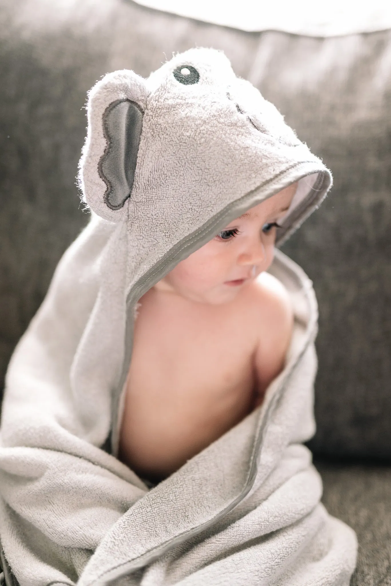 600GSM Super Plush Large Hooded Bamboo Towel and Wash Cloth Set
