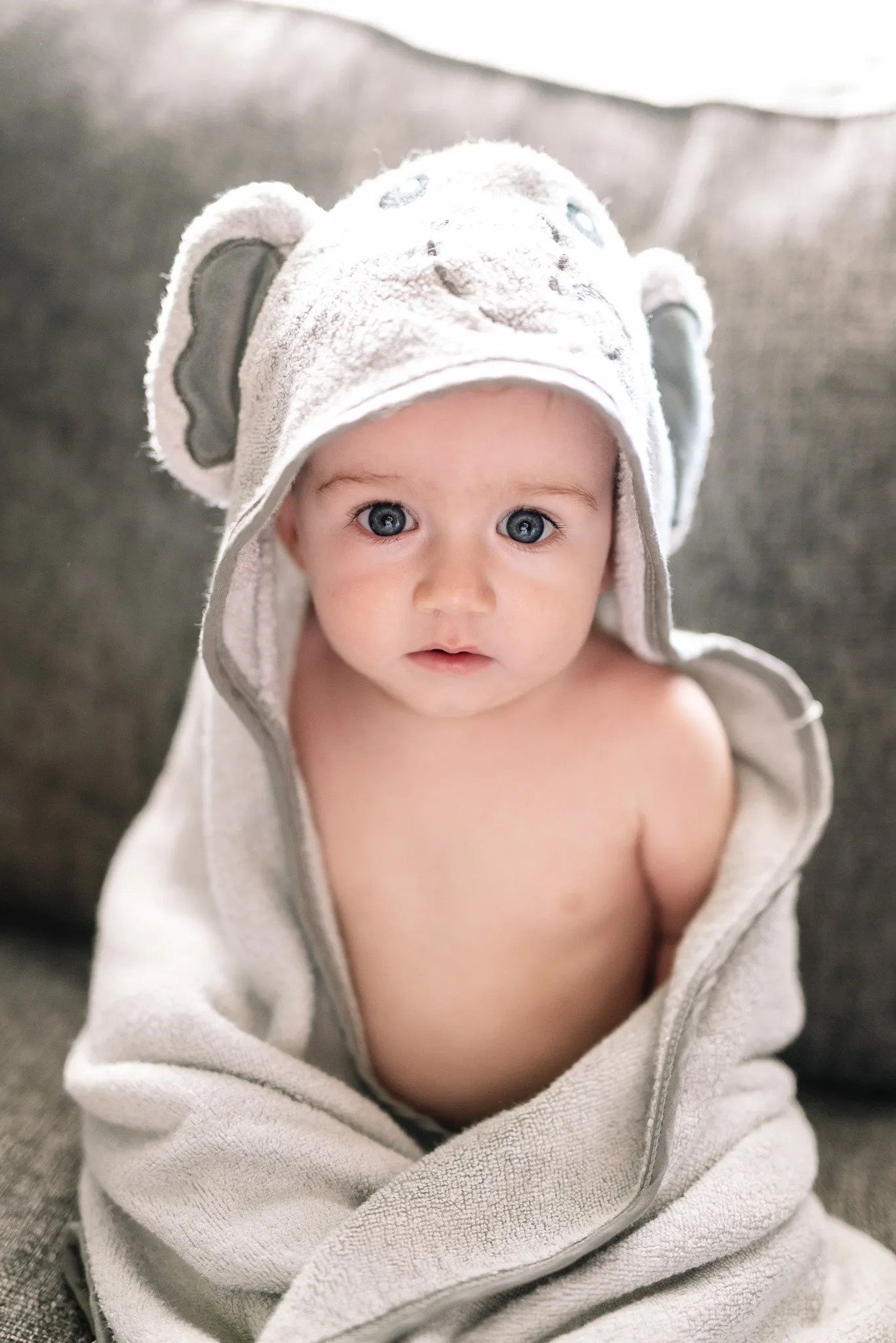 600GSM Super Plush Large Hooded Bamboo Towel and Wash Cloth Set
