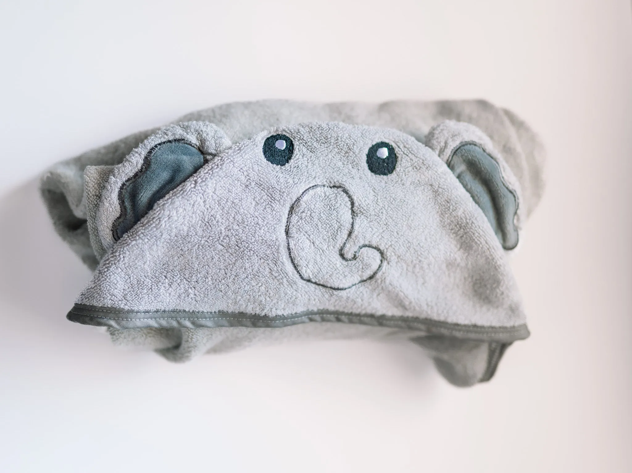 600GSM Super Plush Large Hooded Bamboo Towel and Wash Cloth Set