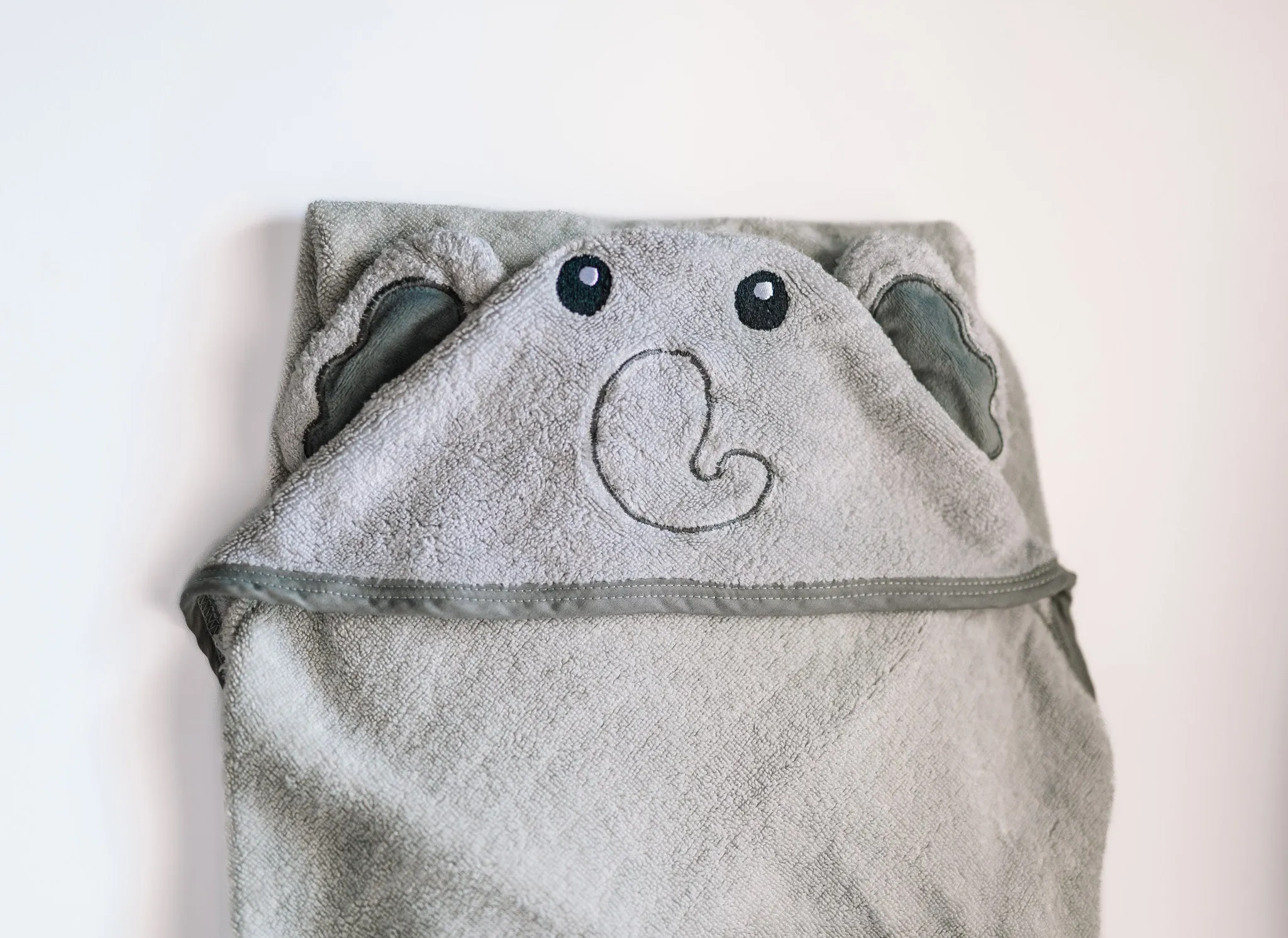 600GSM Super Plush Large Hooded Bamboo Towel and Wash Cloth Set