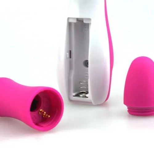 7305M      12 Function Wireless Remote Control Pink Silicone Waterproof Bullet Vibe