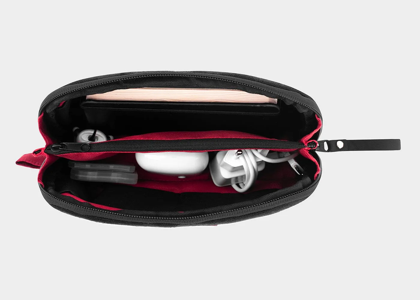 Accessory & Tech Vegan Hemp Pouch | Black
