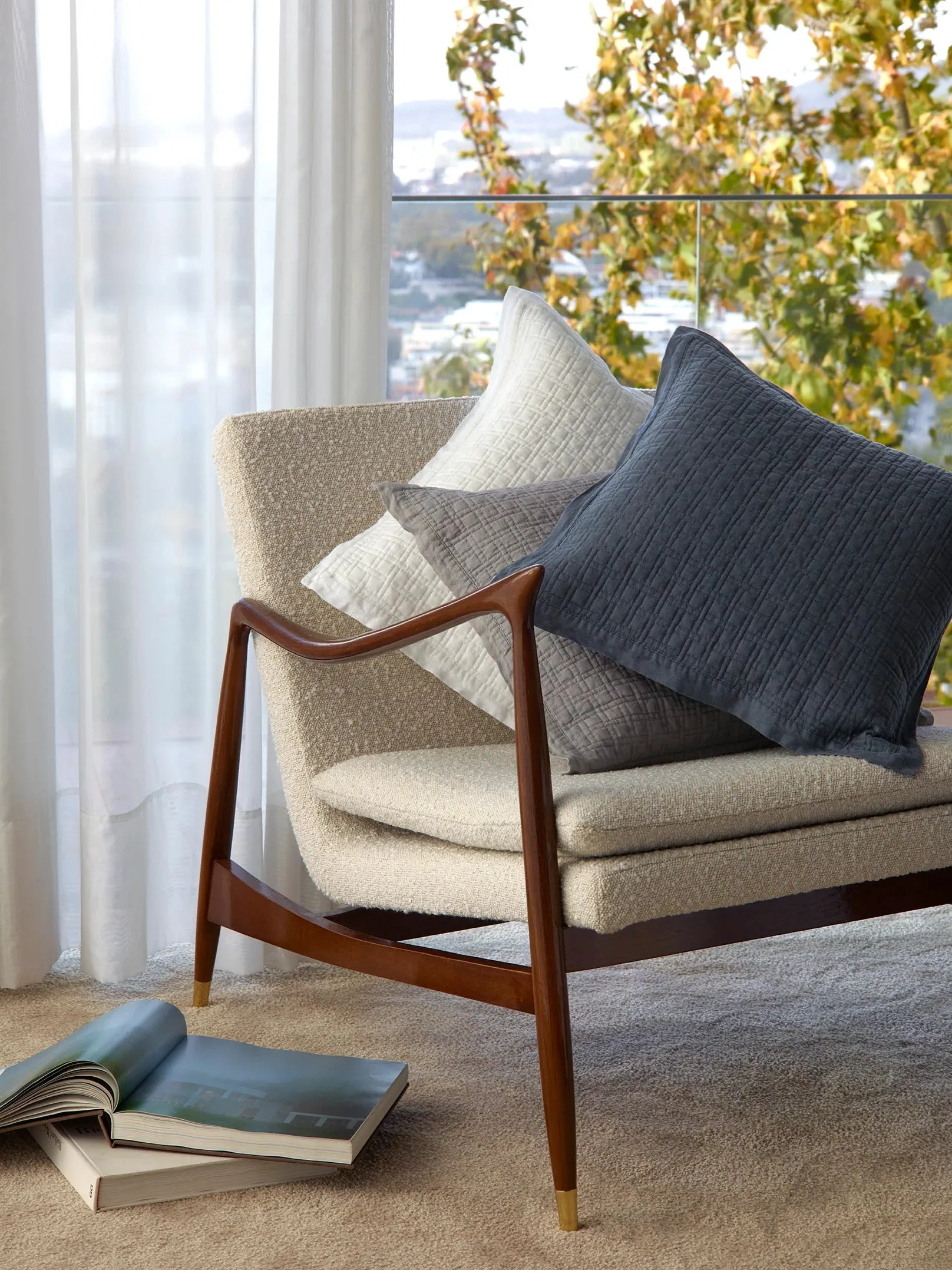 adorno quilted sham