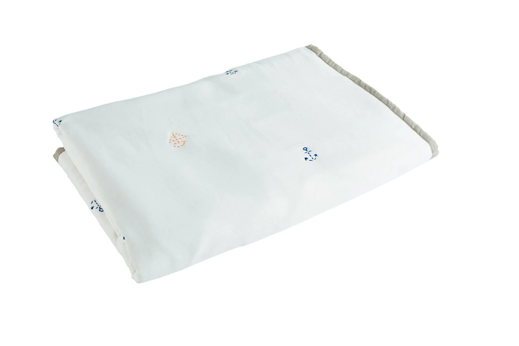 Ahoy Organic Baby Quilt Blanket