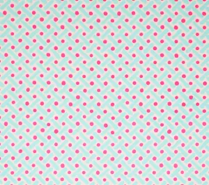 Alan Campbell Fabric: Kells II - Custom Magenta / Sky Blue on White Belgian Linen / Cotton