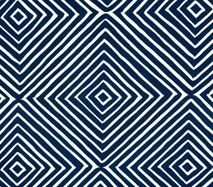Alan Campbell Fabric: Silvio - Custom Navy on Tinted Belgian Linen/Cotton