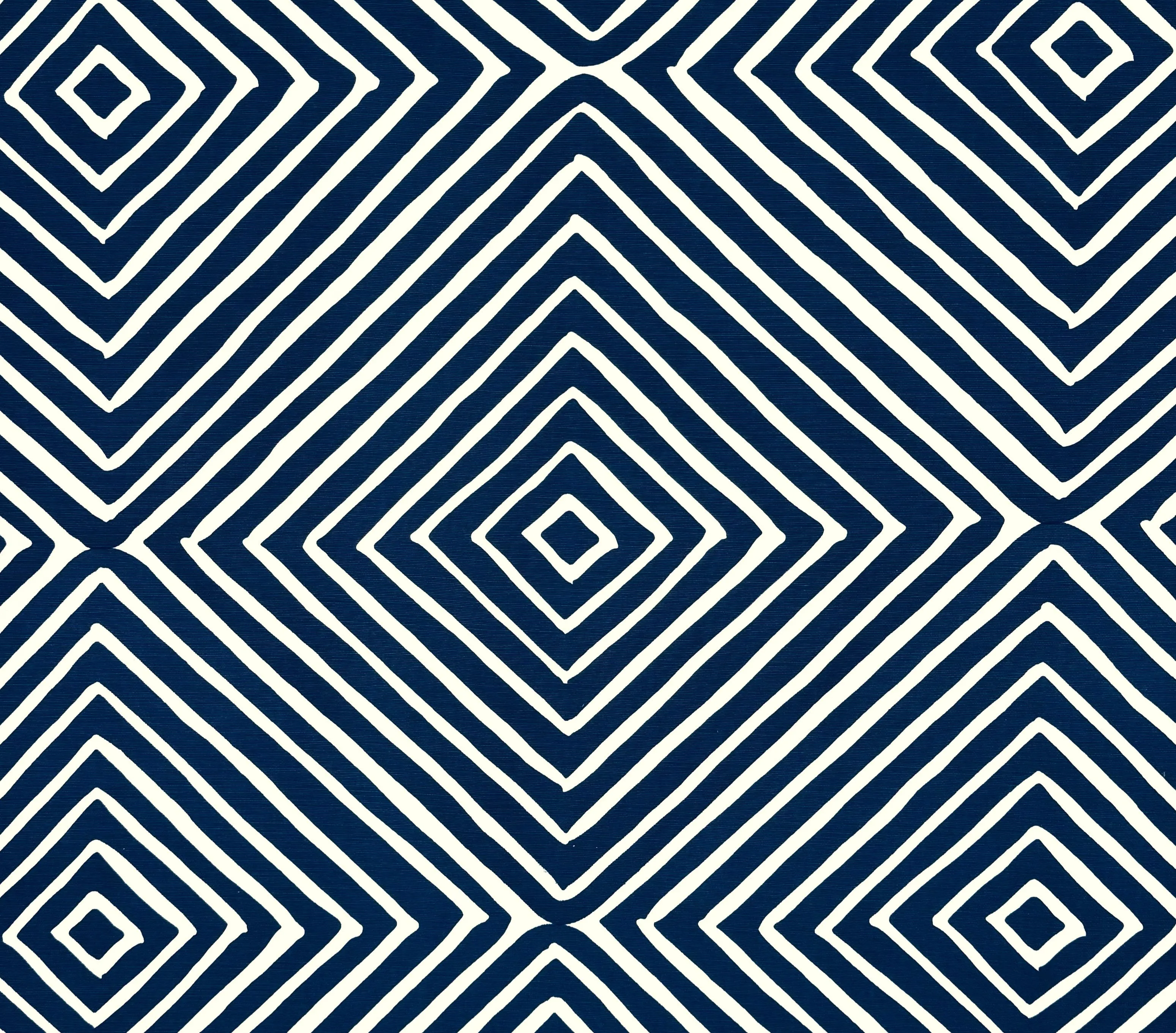 Alan Campbell Fabric: Silvio - Custom Navy on Tinted Belgian Linen/Cotton