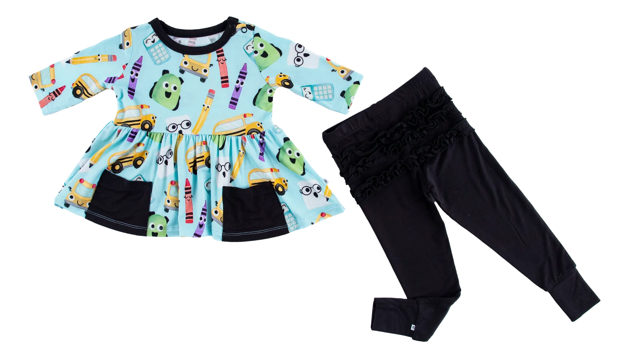 Albert Birdie Peplum Set- Final Sale