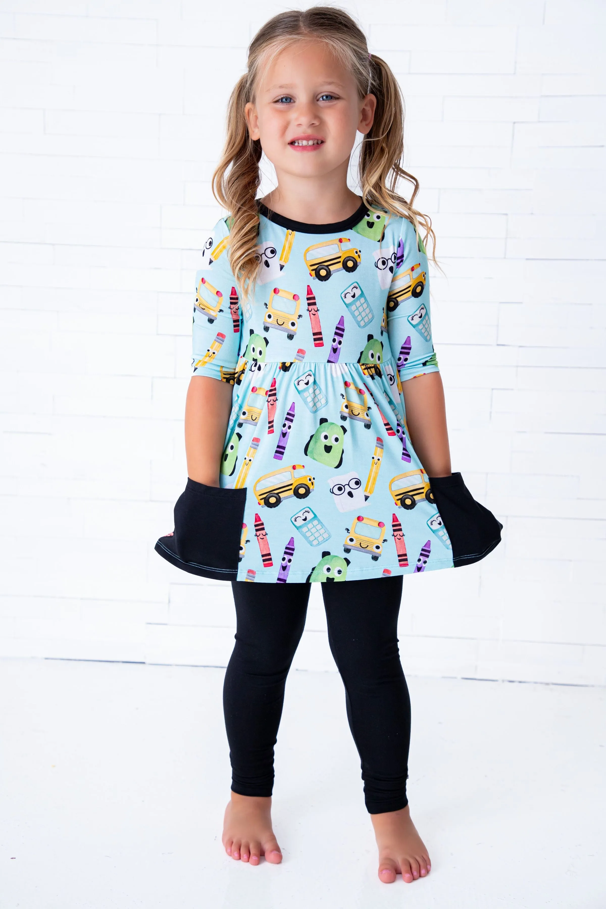 Albert Birdie Peplum Set- Final Sale