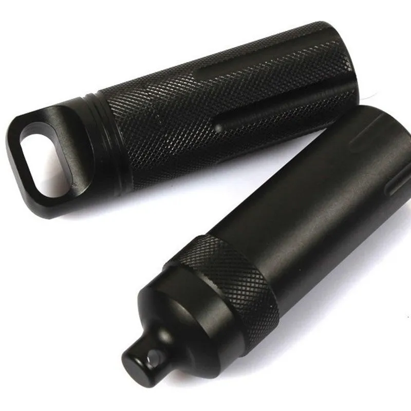 All-metal Waterproof Survival Medicine Bottle Waterproof Tank