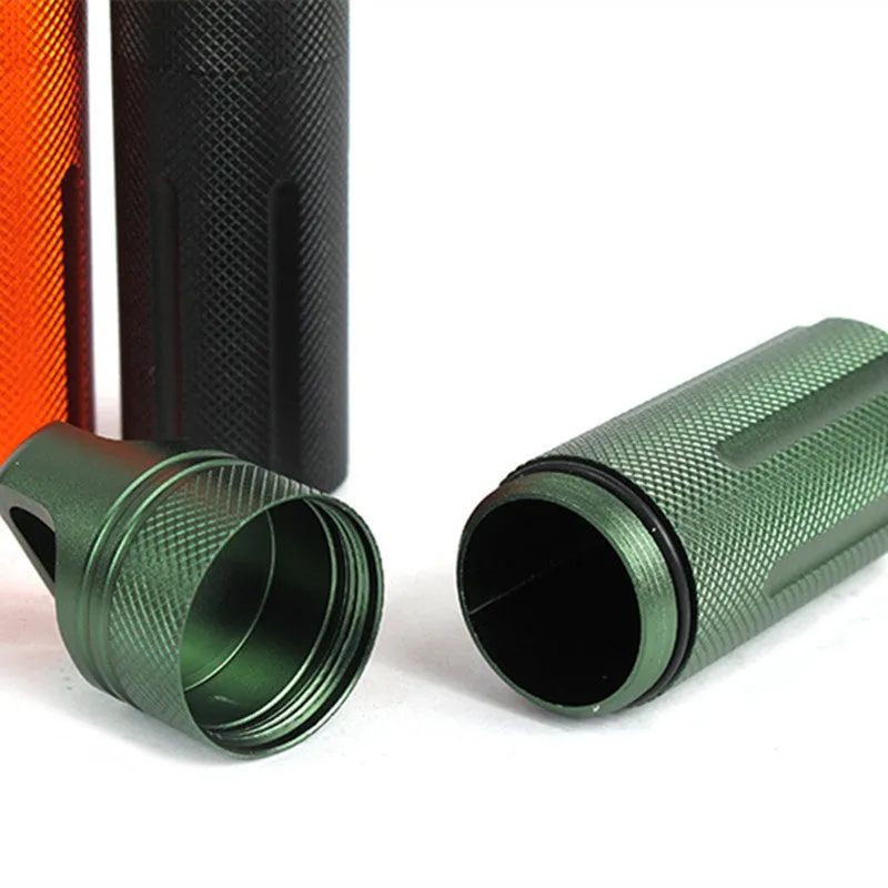 All-metal Waterproof Survival Medicine Bottle Waterproof Tank