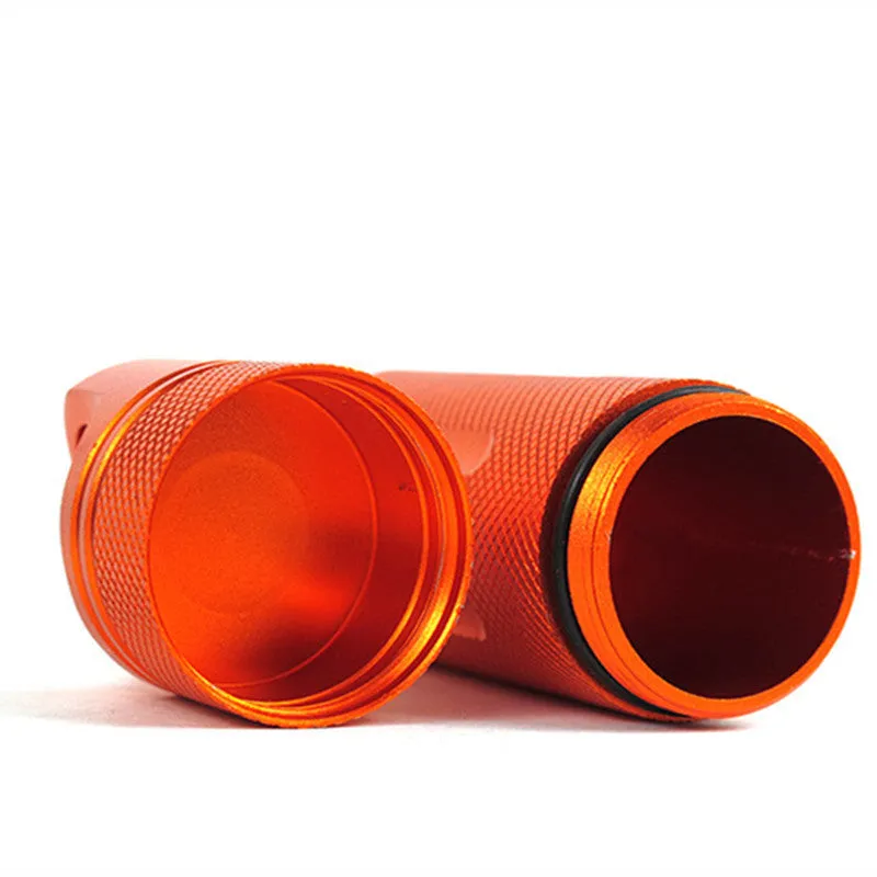 All-metal Waterproof Survival Medicine Bottle Waterproof Tank