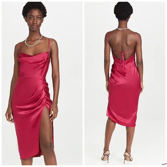 Amanda Uprichard Jasalina Silk Dress