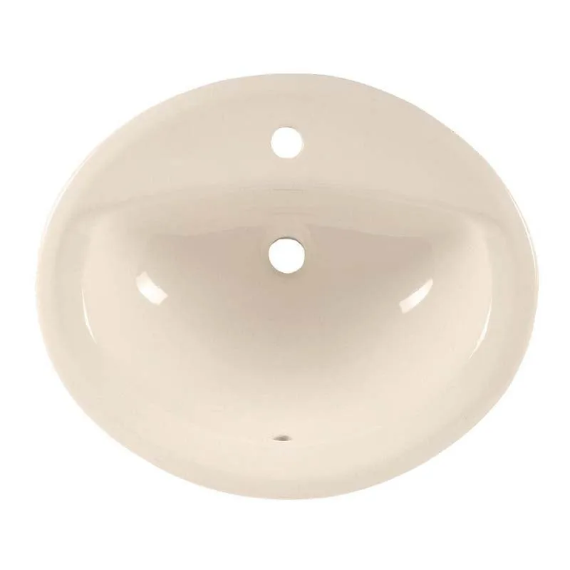 American Standard 0475.047.222 Aqualyn Self-Rimming Bathroom Sink in Linen