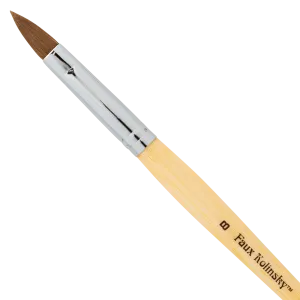 Americanails Faux Kolinsky | Acrylic Brush Oval #8