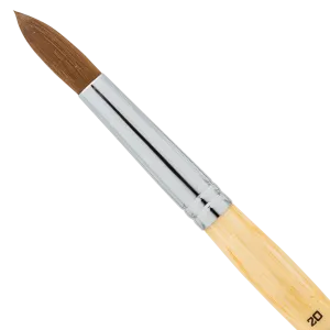 Americanails Faux Kolinsky | Acrylic Brush Round #20