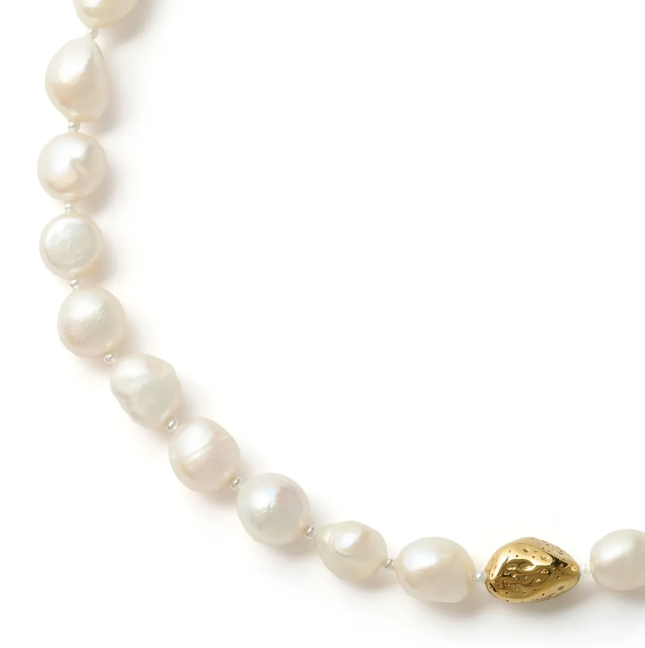 ARMS OF EVE HARIETTE PEARL NECKLACE - GOLD PLATED