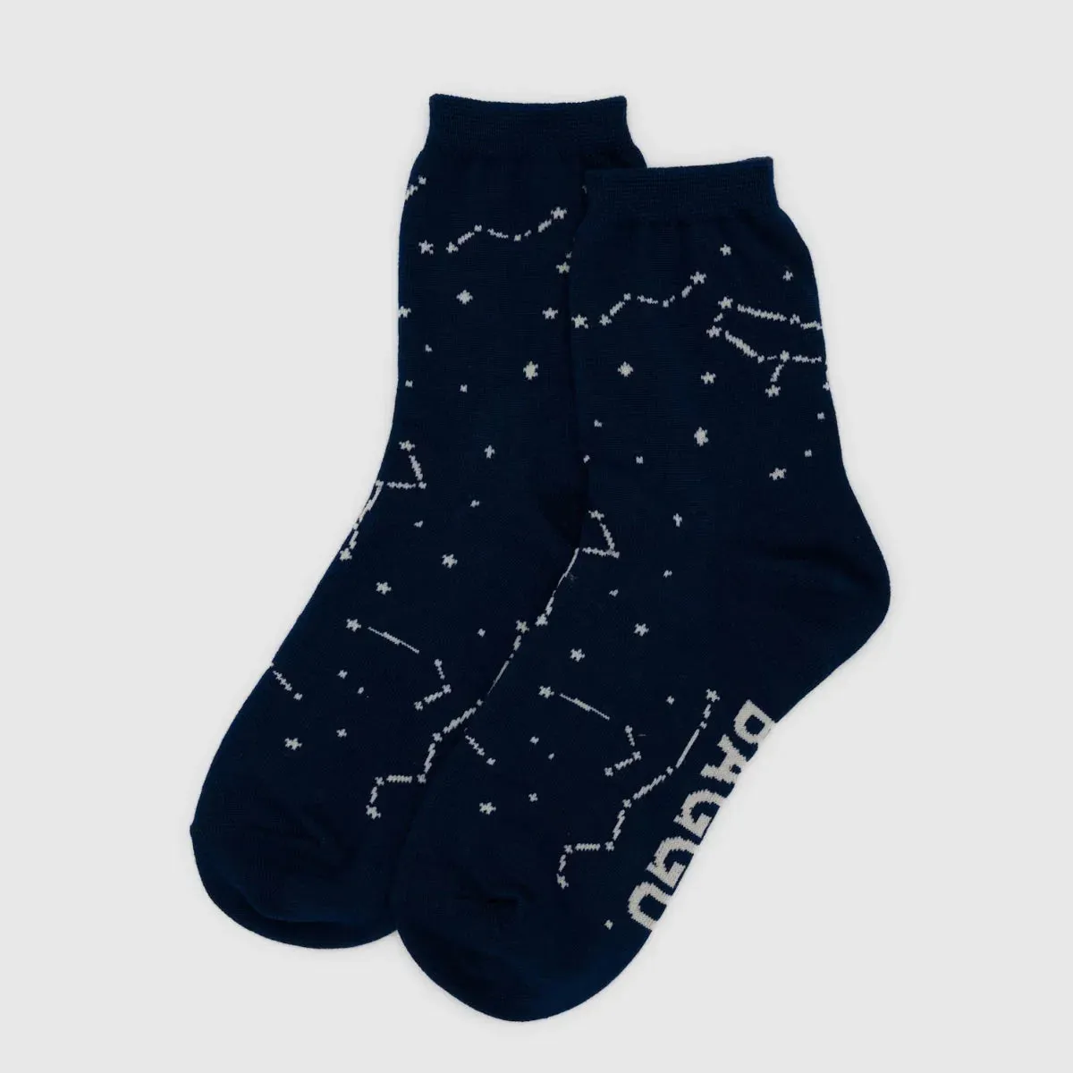 Baggu Crew Socks - Constellation Midnight