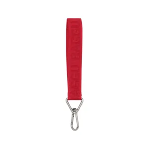 Baggu Logo Keychain, Red