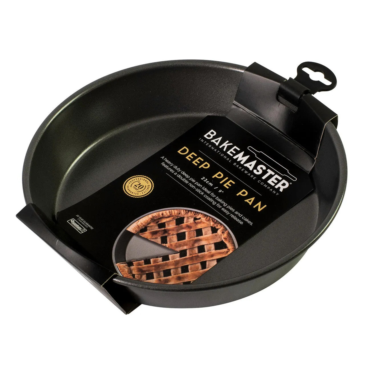 Bakemaster Round Deep Pie / Cake Pan 23 x 5cm