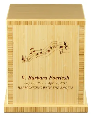 Bamboo Biodegradable Cremation Urn