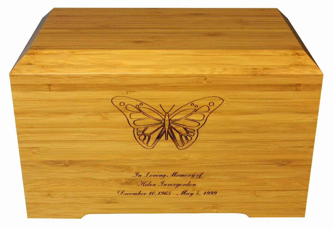 Bamboo Biodegradable Cremation Urn