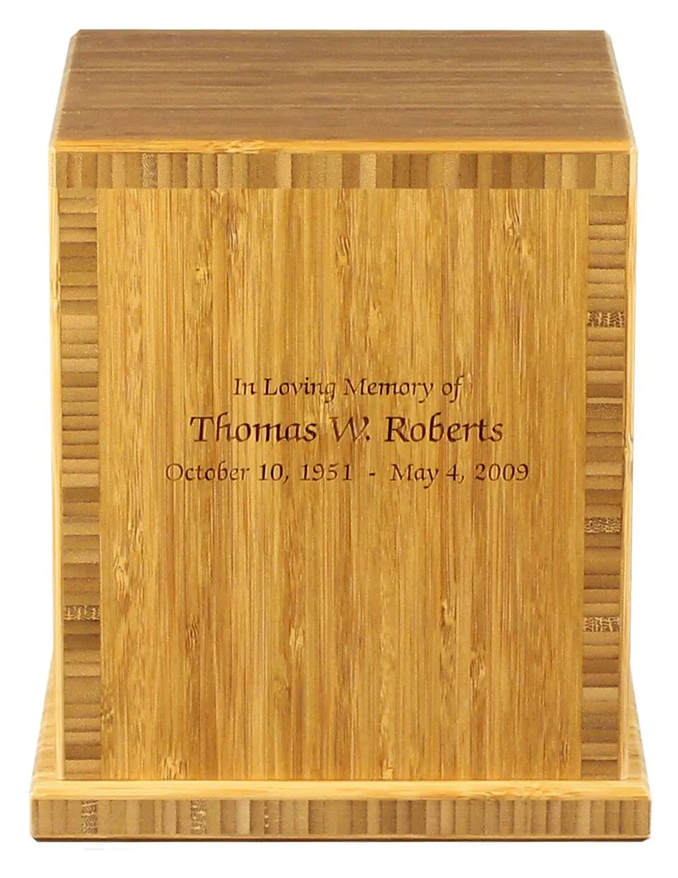 Bamboo Biodegradable Cremation Urn