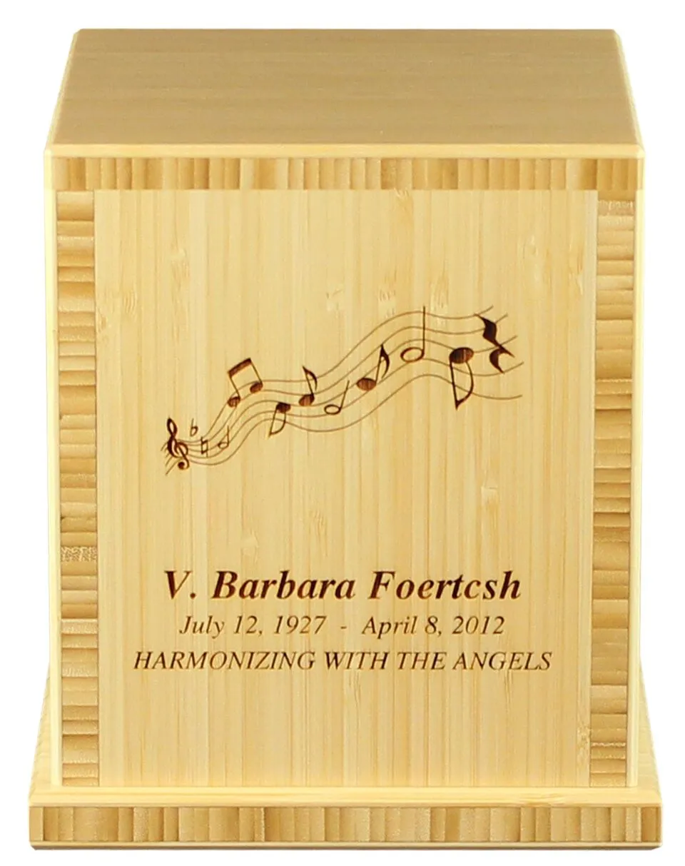 Bamboo Biodegradable Cremation Urn