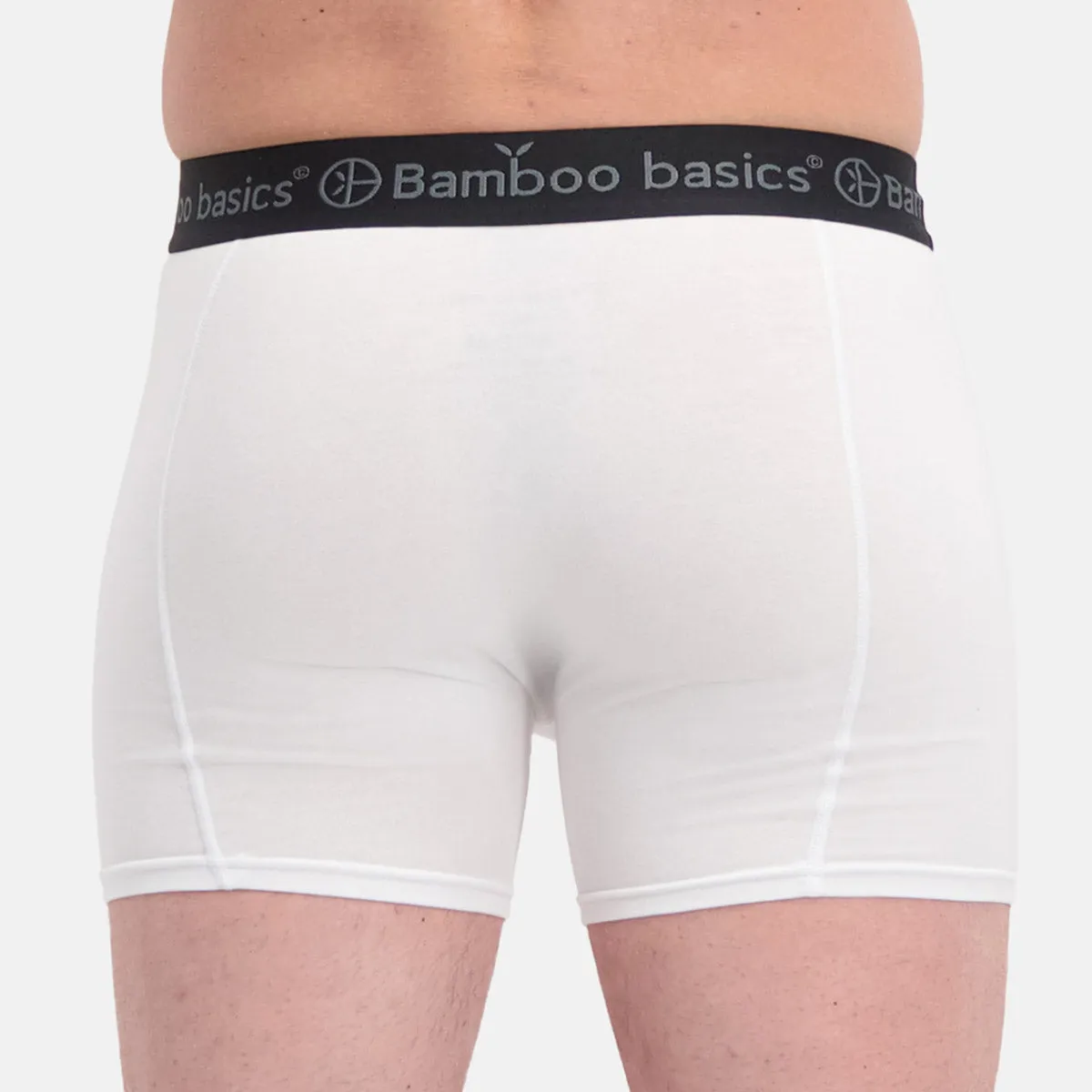 Bamboo Boxer Shorts in Black, White & Grey (3 pack) by Bamboo Basics