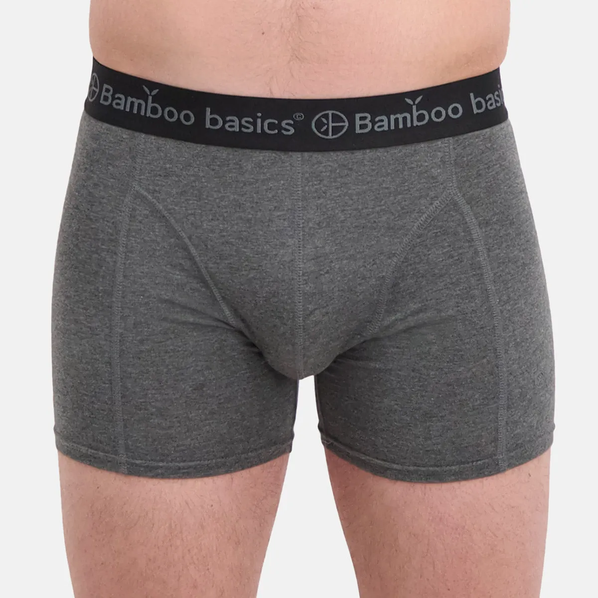 Bamboo Boxer Shorts in Black, White & Grey (3 pack) by Bamboo Basics