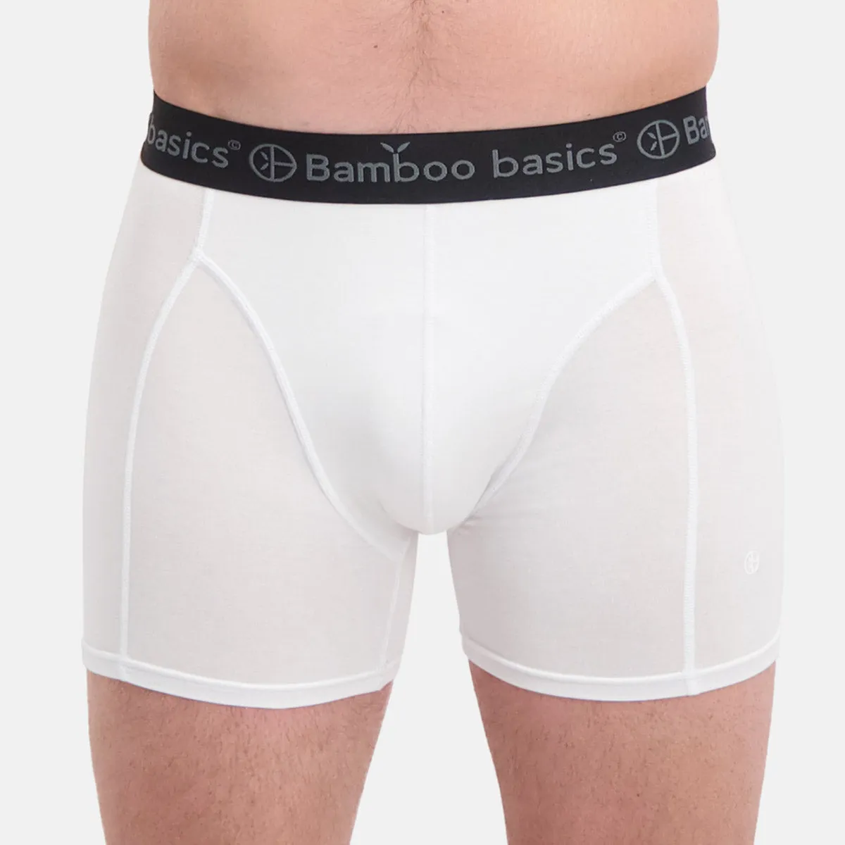 Bamboo Boxer Shorts in Black, White & Grey (3 pack) by Bamboo Basics