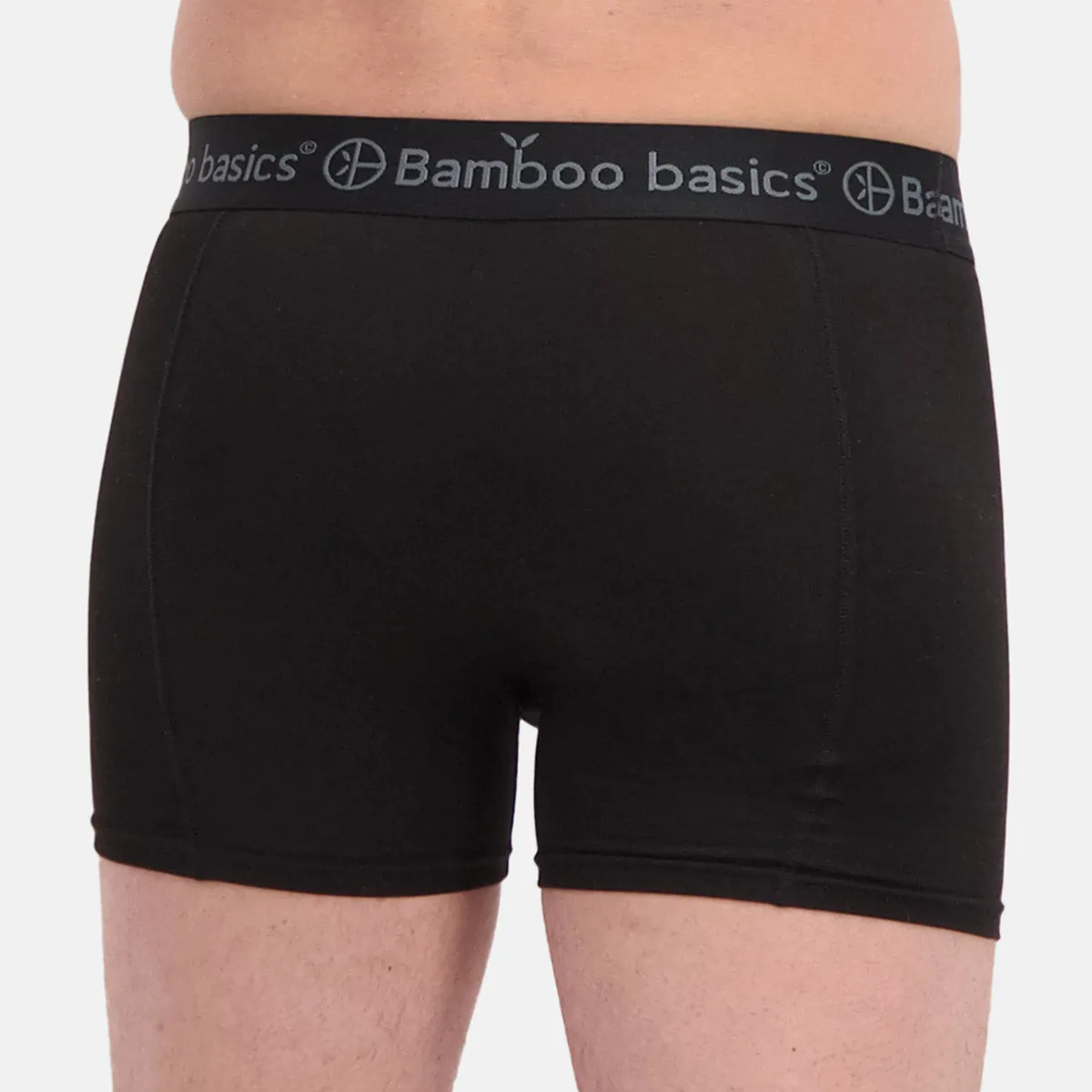 Bamboo Boxer Shorts in Black, White & Grey (3 pack) by Bamboo Basics
