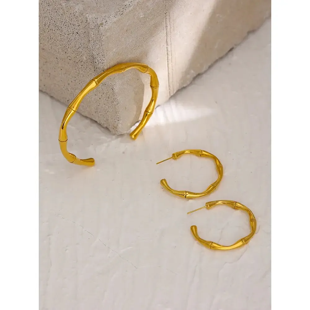 Bamboo Cuff Bangle