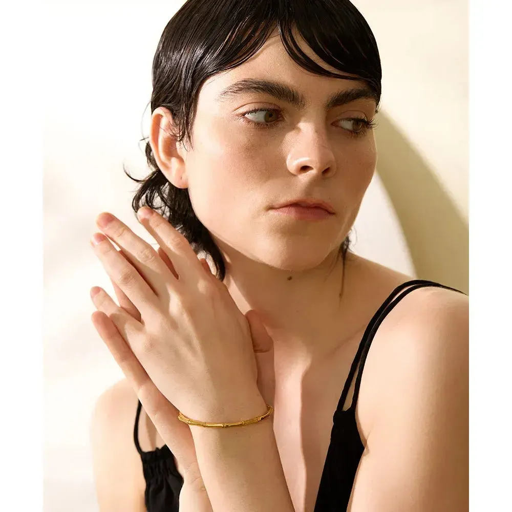 Bamboo Cuff Bangle